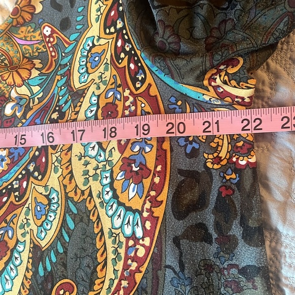 White Mark 3/4 Sleeve Handkerchief Hem Tunic Top (size 1x) - Picture 14 of 16